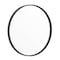 Flash Furniture 27.5" Round Black Metal Framed Accent Wall Mirror HFMHD-75G-CRE8-412315-GG - alternate 7